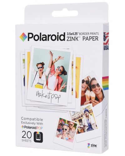 Хартия Zink 3x4 inch Media - 20 pack - 1