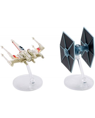 Комплект звездни кораби Mattel Hot Wheels Star Wars - Rogue One, Tie Fighter vs X-Wing - 3