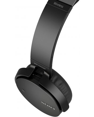 Безжични слушалки Sony - MDR-XB650BT, черни - 5