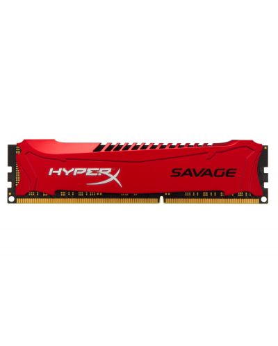 Десктоп памет Kingston HyperX Savage Red 4GB 1600MHz DDR3 DIMM - CL9 - 1