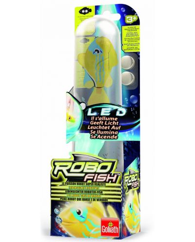 Рибка Robo Fish с LED светлина - Yellow Lantern - 4