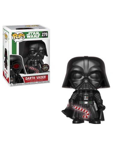 Фигура Funko Pop! Star Wars: Holiday Darth Vader Chase (Bobble-Head), #279 - 2