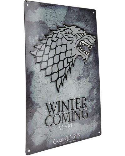 Метален постер Game of Thrones - Stark - 3