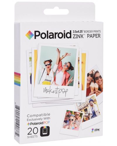 Хартия Zink 3x4 inch Media - 20 pack - 5