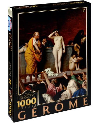Пъзел D-Toys от 1000 части - Пазар на роби в Рим, Жан-Леон Жером - 1