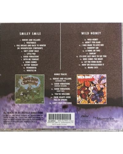 The Beach Boys - Smiley Smile/Wild Honey - (CD) - 2