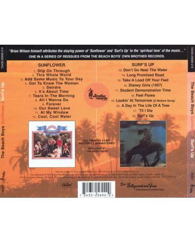 The Beach Boys - Sunflower/Surf's Up - (CD) - 2