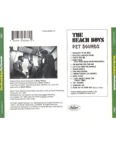 The Beach Boys - Pet Sounds - (CD) - 2