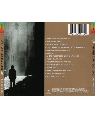 U2 - THE BEST OF 1980-1990 (CD) - 2