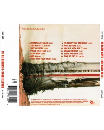 The Beastie Boys - Licensed To Ill (CD) - 2