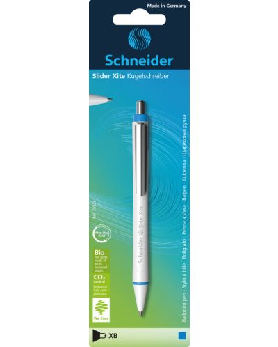 Автоматична химикалка Schneider - Син, 1.4 mm - 1