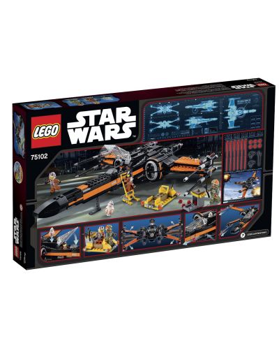 Конструктор Lego Star Wars - Х-Уинг файтъра на По (75102) - 10