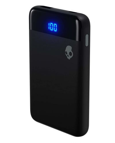 Портативна батерия Skullcandy - Stash Mini, 5000 mAh, черна - 1