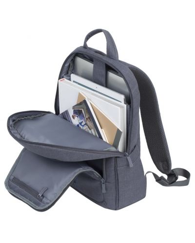 Чанта за лаптоп Rivacase - 7560, 15.6'', сива - 2