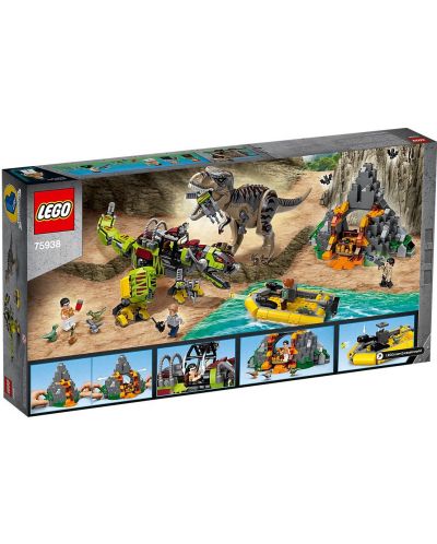 Конструктор Lego Jurassic World - T.Rex vs. Dino-Mech Battle (75938) - 5