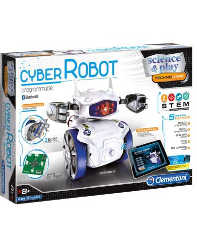 Научен комплект Clementoni Science & Play - Робот Cyber, с 5 режима - 8
