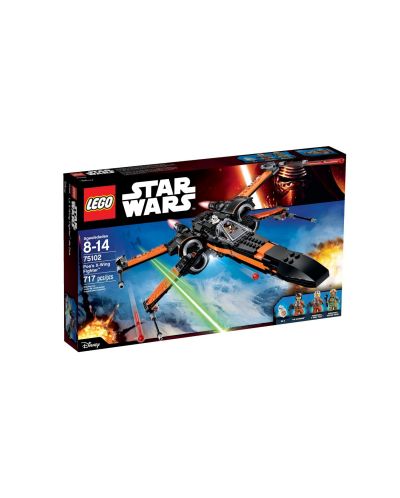Конструктор Lego Star Wars - Х-Уинг файтъра на По (75102) - 1
