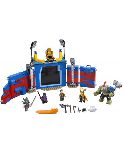 Конструктор Lego Marvel Super Heroes - Тор срещу Хълк: Сблъсък на арената (76088) - 2