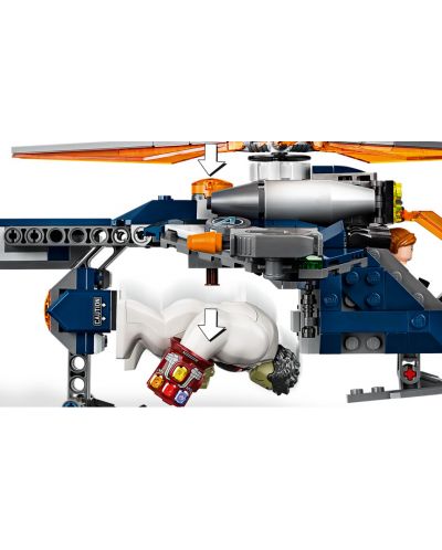 Конструктор Lego Marvel Super Heroes - Avengers, Спускане на Hulk от хеликоптер (76144) - 15