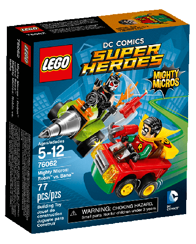 Конструктор Lego Super Heroes - Робин срещу Бейн (76062) - 1