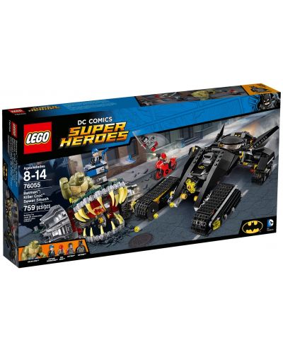 Конструктор Lego Super Heroes - Batman: Килър Крок и Бат-танк (76055) - 1