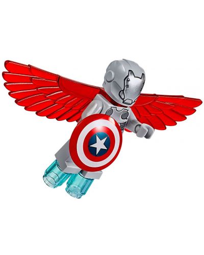 Конструктор Lego Marvel Super Heroes - Капитан Америка – реактивно преследване (76076) - 8