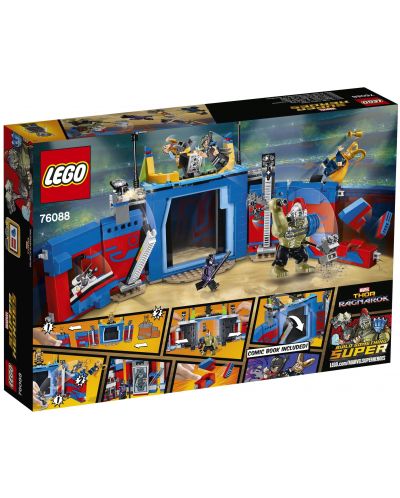 Конструктор Lego Marvel Super Heroes - Тор срещу Хълк: Сблъсък на арената (76088) - 1
