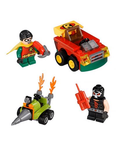 Конструктор Lego Super Heroes - Робин срещу Бейн (76062) - 3