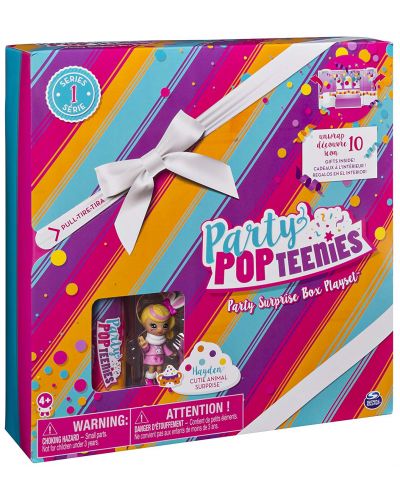 Комплект Party Popteenies - Парти кутия с изненади, асортимент - 7