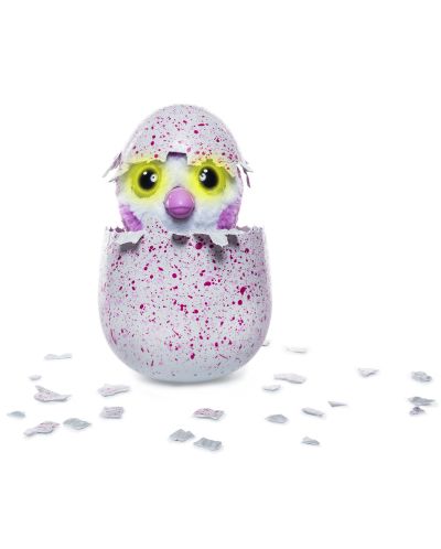 Интерактивна играчка Spin Master Hatchimals - Пингвинче в розово яйце - 11