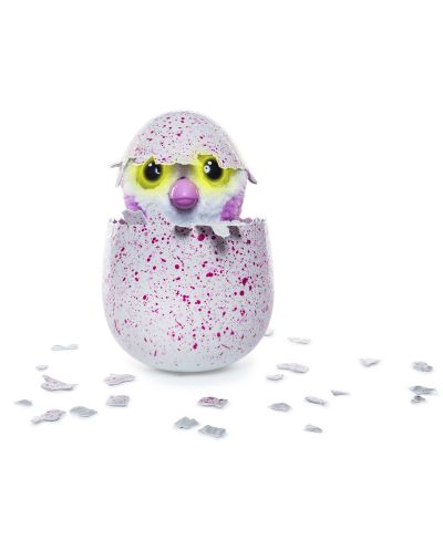 Интерактивна играчка Spin Master Hatchimals - Пингвинче в розово яйце - 12