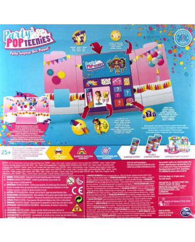 Комплект Party Popteenies - Парти кутия с изненади, асортимент - 8