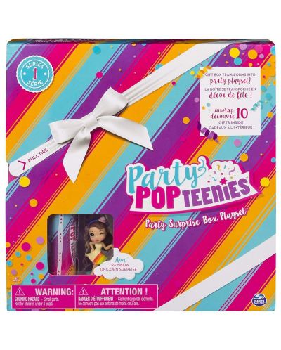 Комплект Party Popteenies - Парти кутия с изненади, асортимент - 6