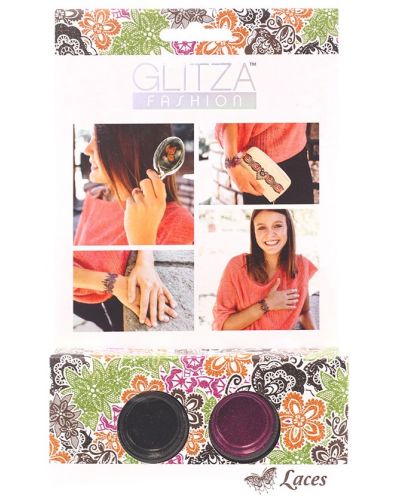 Брокат Glitza - Комплект Дантелки, 2 цвята - 1