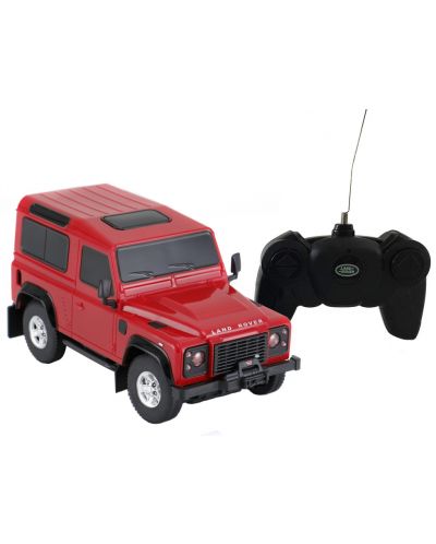 Радиоуправляем джип Rastar - Land Rover Defender, 1:24,Черен - 2