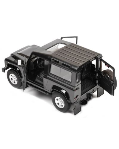 Радиоуправляема количка Rastar - Land Rover Denfender, с отварящи се врати и багажник,Черен - 4