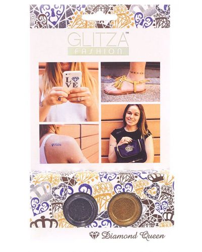 Комплект брокати Glitza - Диамантена кралица, с 2 цвята