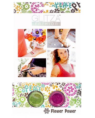 Комплект брокати Glitza - Силата на цветята, с 2 цвята