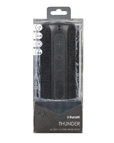 Портативна колонка AQL - Thunder, черна - 3