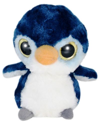 Плюшена играчка Aurora, Юху и приятели - Пингвин с брокат - 1