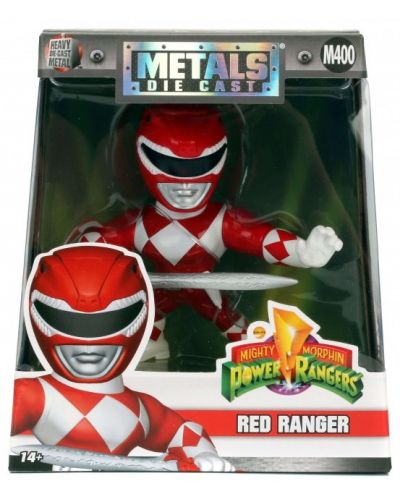 Фигура Metals Die Cast - Power Rangers, червен - 1