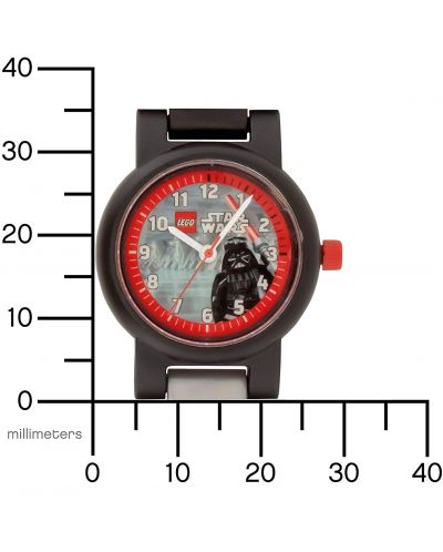 Ръчен часовник Lego Wear - Star Wars, Darth Vader - 7