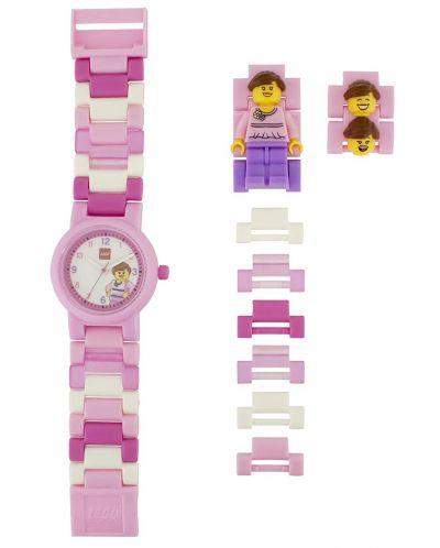 Ръчен часовник Lego Wear - Classic, розов - 2