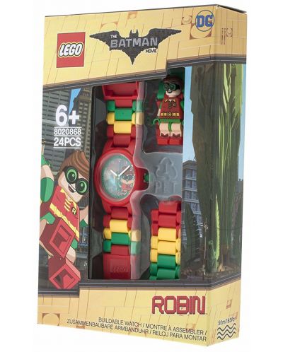 Ръчен часовник Lego Wear - Batman Movie,  Robin - 6