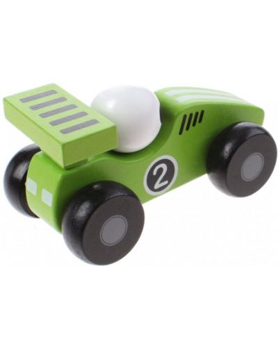 Дървена играчка Jouéco - Състезателна кола, вид 1 (асортимент) - 5