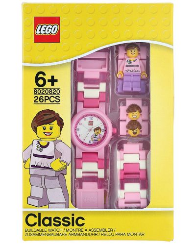 Ръчен часовник Lego Wear - Classic, розов - 6