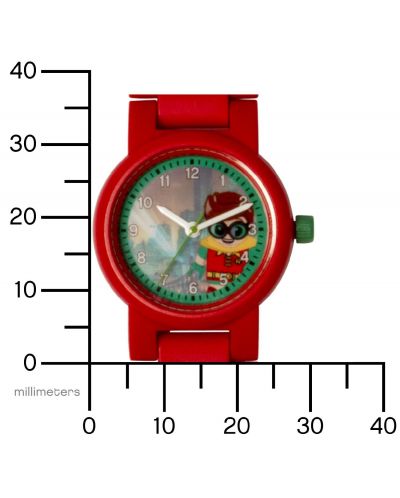 Ръчен часовник Lego Wear - Batman Movie,  Robin - 5