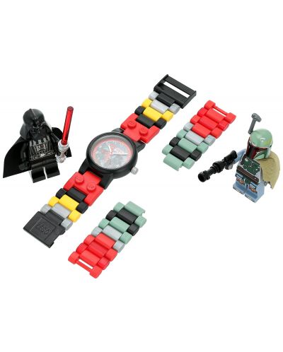 Ръчен часовник Lego Wear - Star Wars,  Darth Vader и Boba Fet - 3