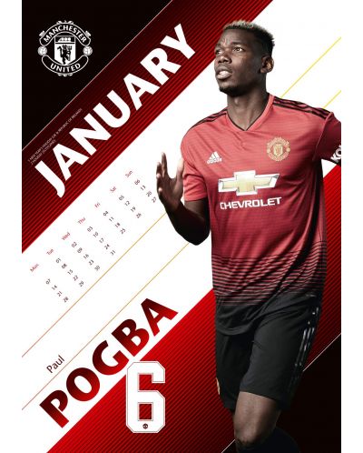 Стенен Календар Danilo 2019 - Manchester United - 2