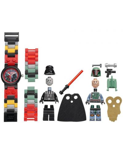 Ръчен часовник Lego Wear - Star Wars,  Darth Vader и Boba Fet - 4